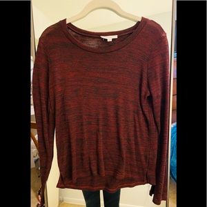 Cloud Chaser Maroon Sweater Juniors Size S